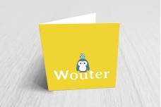 Pinguin met uiltje Pinguin met uiltje